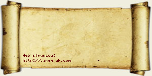 Olga Čalić vizit kartica